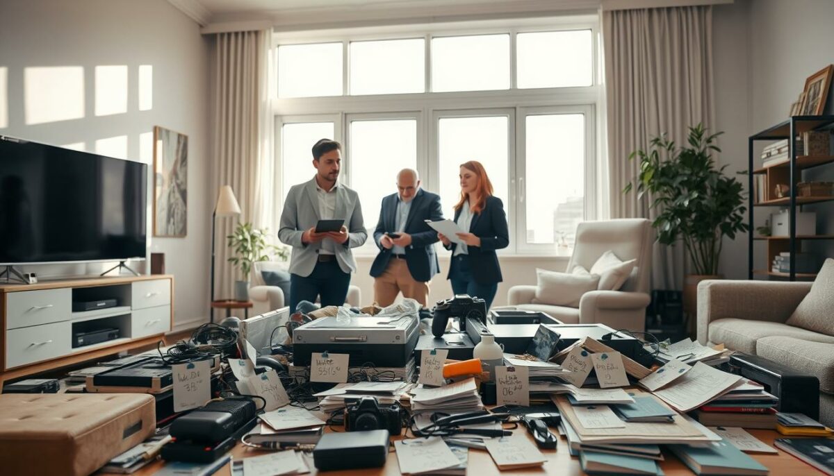 Wohnungsauflösung Wertgutschrift Konzept Wohnungsauflösung Wertgutschrift Konzept